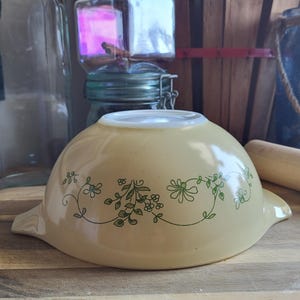Vintage Pyrex Cinderella Mixing Bowl Mid-Century Kitchenware Retro Pyrex Collector Gift Early American Kitchenware