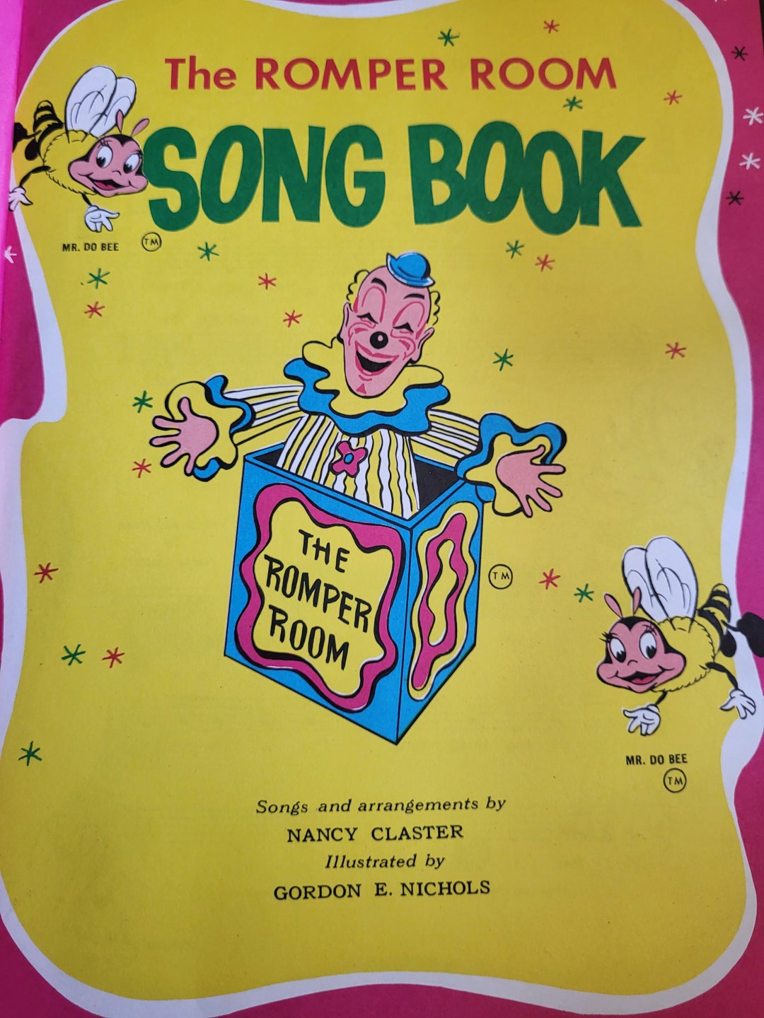 Vintage Childrens Book Romper Room Song Book Etsy