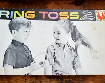 Vintage Ring Toss boxed game Tucket Toy Corp