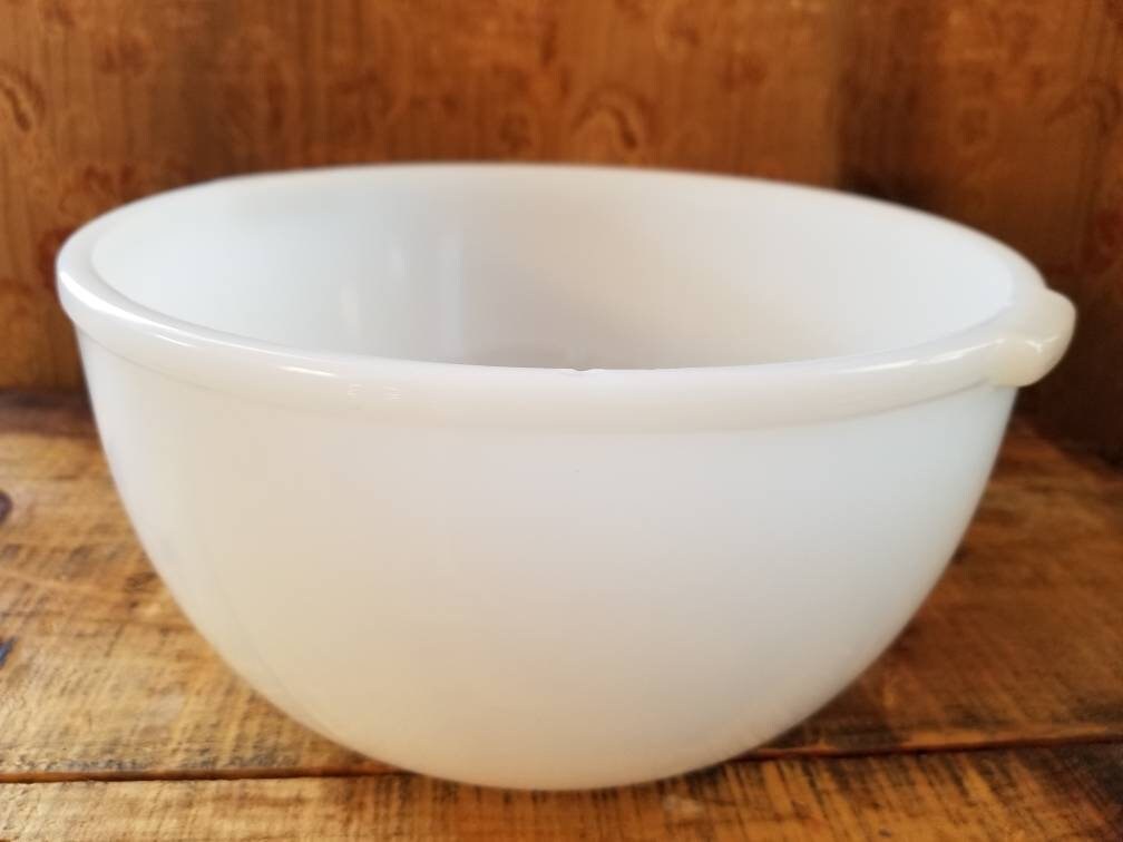 Mid Century Glasbake Mixing bowl for Sunbeam Vintage Kitchen Batter