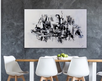 Instock Painting- Ready to Ship Artwork- Modern Contemporary Handmade Original Abstract Artwork on Canvas for your wall