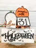 Tiered tray- Halloween theme - Boo - ghost background - framed pumpkin- shiplap- pumpkin patch -mini sign - 3D sign - 