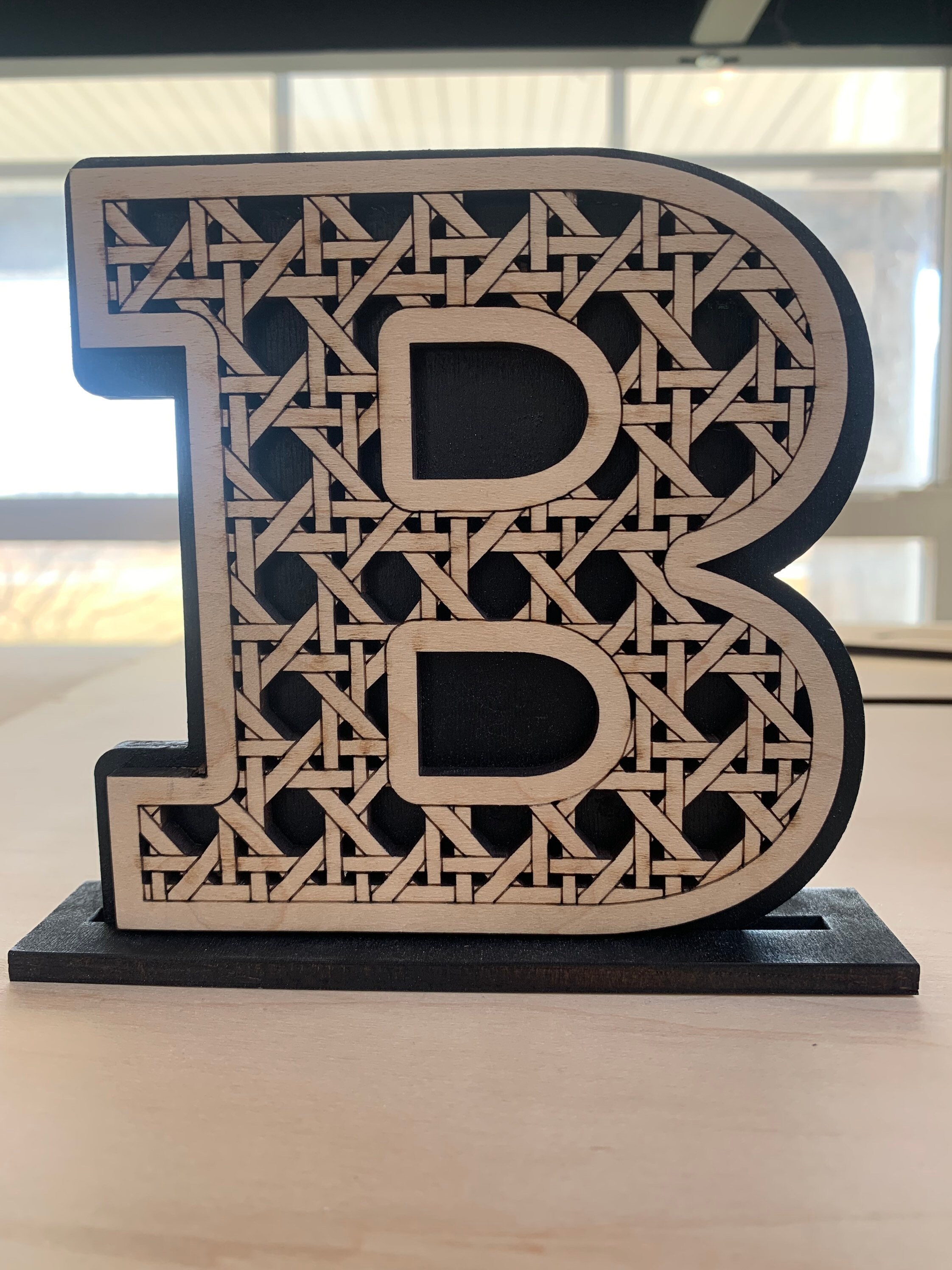 Rattan Alphabet Letter Rattan Letter Boho Personalized Etsy