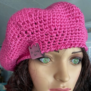 Hand crochet Cotton Beret