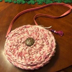 Bolso bandolera de crochet