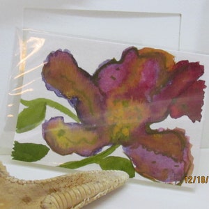 Mão aquarela = cartão anotado pintado