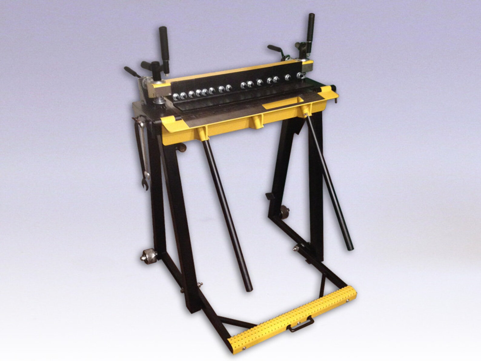 24 Sheet Metal Brake Brand New Mobile Sheet Metal Bender With Fingers