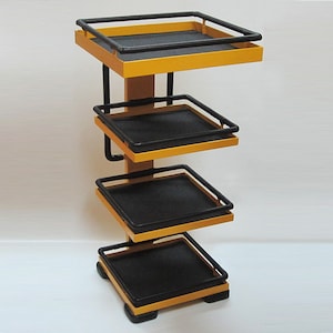 Iron Tower - 4 shelves, 2 handles and 27 lbs! Useful anywhere in the House, Shop or Garage