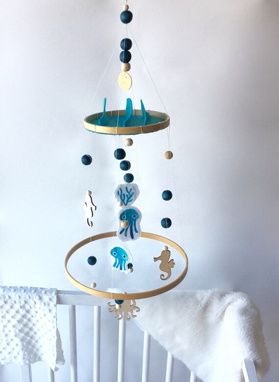 ocean themed baby mobile