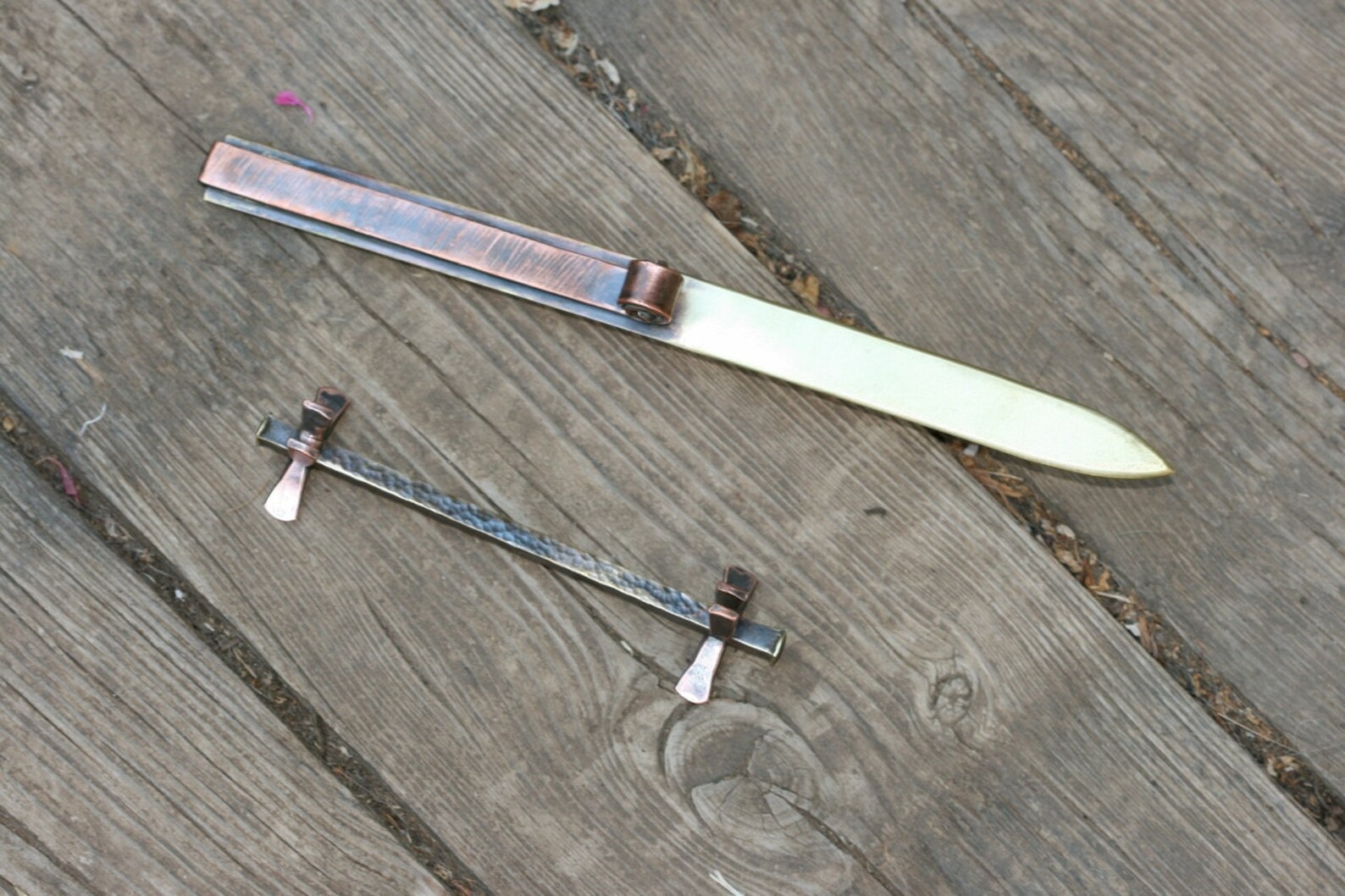 Letter Opener Knife Brass Letter Opener Knife Personalized Etsy