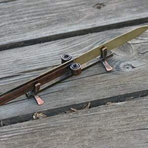 Cuchillo abrecartas, Cuchillo abrecartas de latón, Regalo personalizado, Regalo artesanal, Regalo unisex, Envío gratuito