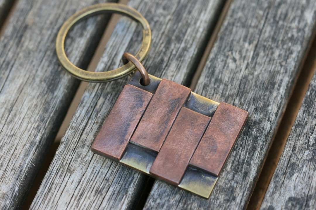 Hand made Brass Keychain Pure Copper Key Hook Car Key Holder