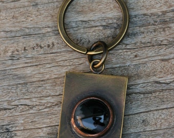Key Holder, Handcrafted Brass Keychain, Creative Keychain, Keychain Ring Key Holder, Personalized Gift, FREE SHIPPING