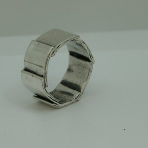 Silver Band, Sterling Silver Ring, Unisex Solid Silver Band ,Mens Silver Rings , Solid Silver Mens Rings , Free Shipping,