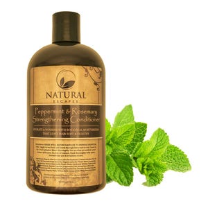 Peppermint & Rosemary Strengthening Conditioner | All-Natural Moisturizing Conditioner for Dry, Damaged Hair, Hair Loss and Hair Growth
