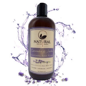 Lavender & Jojoba Hydrating Body Wash | Sulfate-Free Body Wash for Soft, Smooth Skin