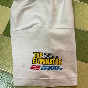 Vintage 1989 NHRA Fram Supernationals Winston Drag Racing T-shirt Passar Liten bild 5