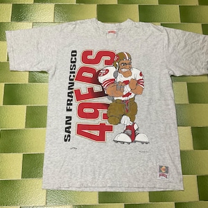 Vintage 1994 NFL San Francisco 49ers T-Shirt 2 Sided Print Size XL
