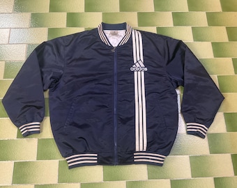 Adidas Football Nippon Zip Jacket Size M Womens Blue - Etsy