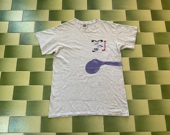 Vintage 90s Nike Michael Jordan MJ23 T-Shirt 2 Sided Print Size M
