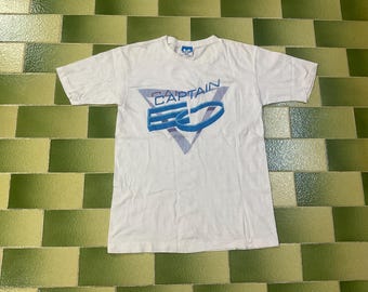 Vintage 1986 Disney Kapten Michael Jackson T-shirt Passar S (Stor) Tillverkad i USA