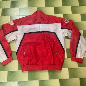 Vintage NANKAI Motorcycle Japan Pro Racing Team Jacket Mesh Super Ventilation Fits M