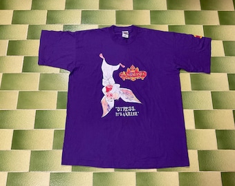 Camiseta promocional vintage de la película Anastasia Bartok de Disney de 1997, talla XL, Burger King