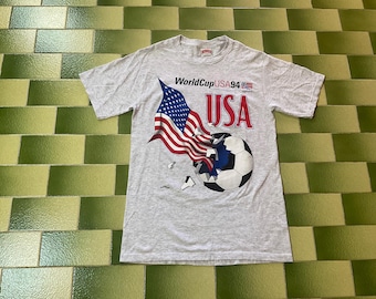 Vintage 1994 World Cup USA Soccer Jacket – Apex One Red White Blue