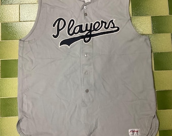 Vintage 90s Players Southland Athletic Sleeveless Baseball Jersey Cotton Size XXL