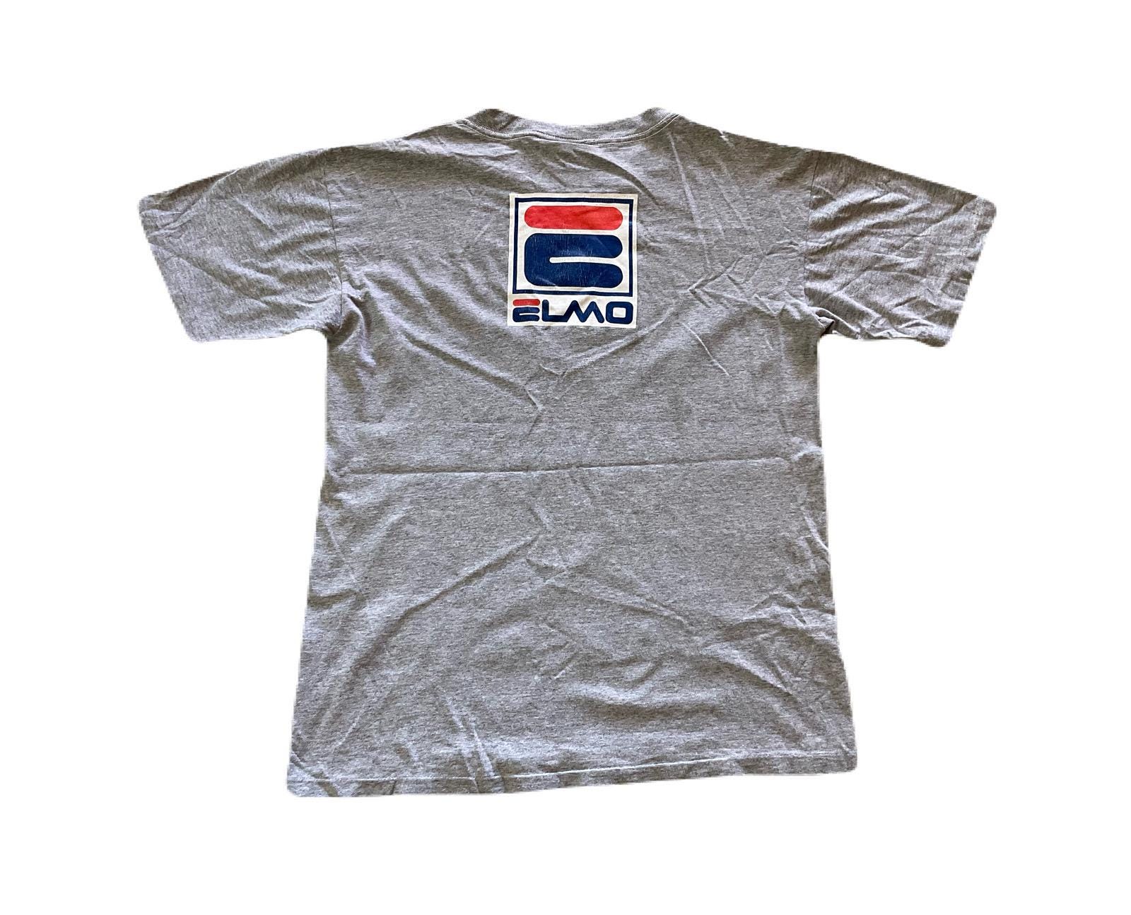 Vintage Elmo Basketball T-shirt: 90s Sesame Street Parody, Size 
