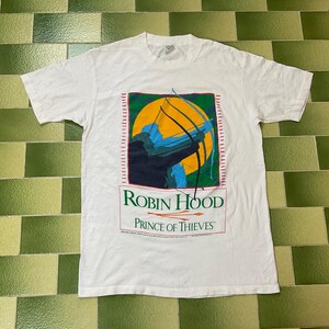 Vintage 1991 Robin Hood Film T-Shirt: Single Stitch, Hergestellt in den USA