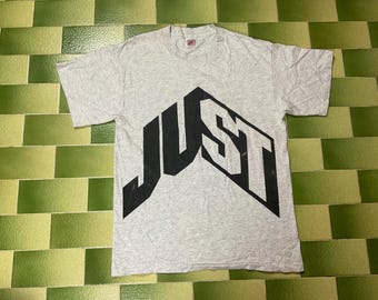 Vintage 90s Nike Tshirt, Big Print, Size L, Made in USA