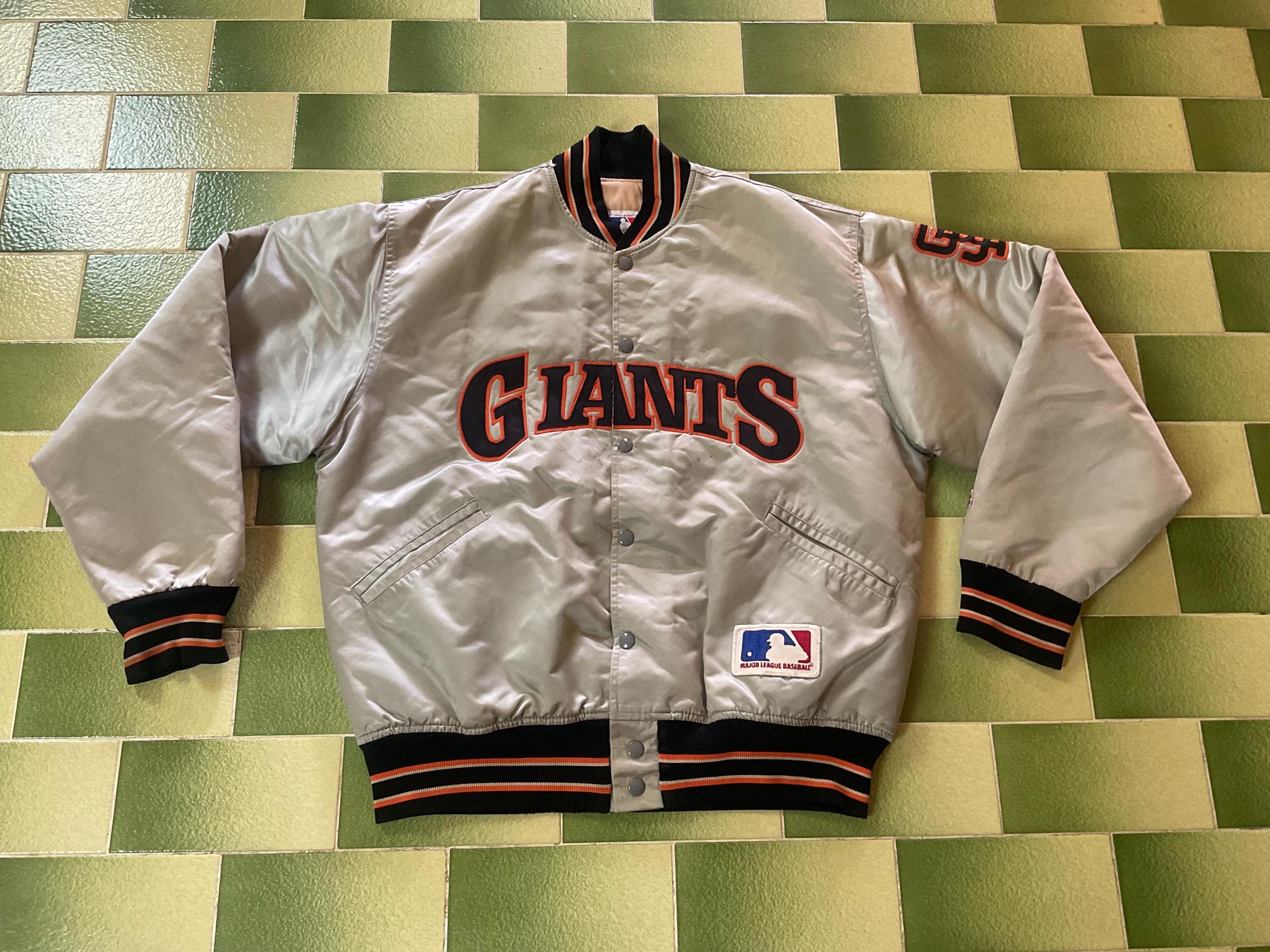 Vintage 90s MLB San Francisco Giants Satin bomber Jacket by Felco