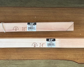 Wood Stretcher Bars for canvas 18" or 24" by Creative Mark for stretching your own canvas