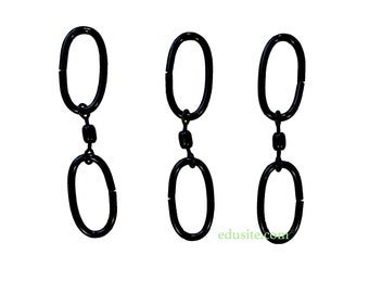 Hanging Plant Swivel Extensions 3 Pack Spinners for Plant Hooks Macramé Wind Chimes Hanger Freely Turn Baskets Mobiles Bird Feeders