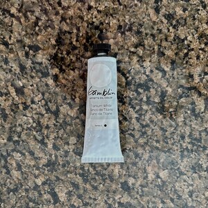 Titanium White oil paint Gamblin 37ml each  https://edusite.etsy.com