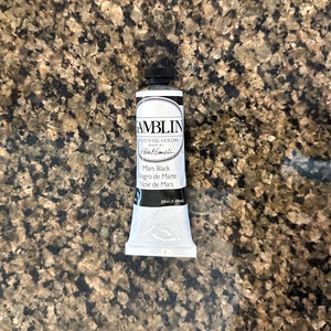 Gamblin Mars Black artists oil colors 37ml paint tubes in the edusite shop https://edusite.etsy.com?search_query=paint
