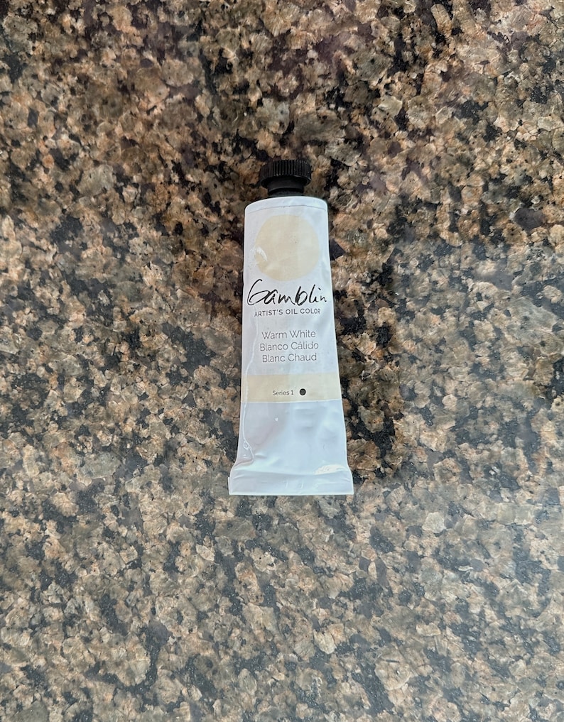 Warm White Gamblin oil paint 37ml each  in the edusite shop https://edusite.etsy.com?search_query=paint