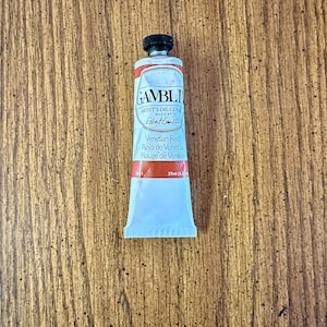 Venitian Red Oil paint Gamblin 37ml in the edusite shop at etsy https://edusite.etsy.com
