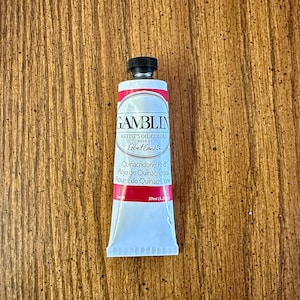 Gamblin Quinacridone Red in the edusite shop https://edusite.etsy.com?search_query=paint