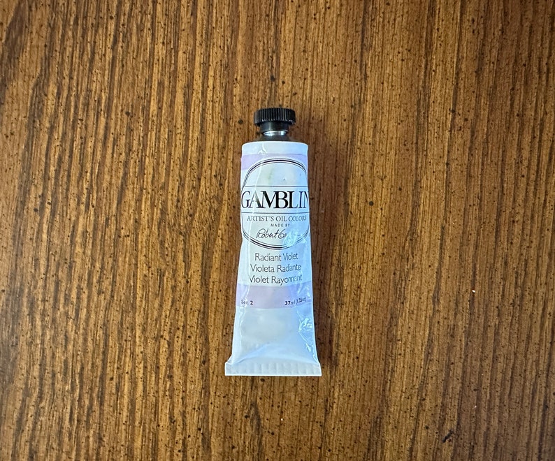 Radiant Violet Gamblin artists oil paint in the edusite shop https://edusite.etsy.com