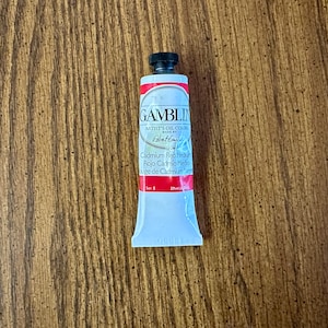 Cadmium Red Medium 37ml paint tube in the edusite shop at etsy https://edusite.etsy.com?search_query=paint