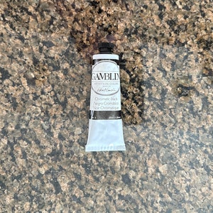 Chromatic Black oil paint Gamblin 37ml each in the edusite shop https://edusite.etsy.com?search_query=oil