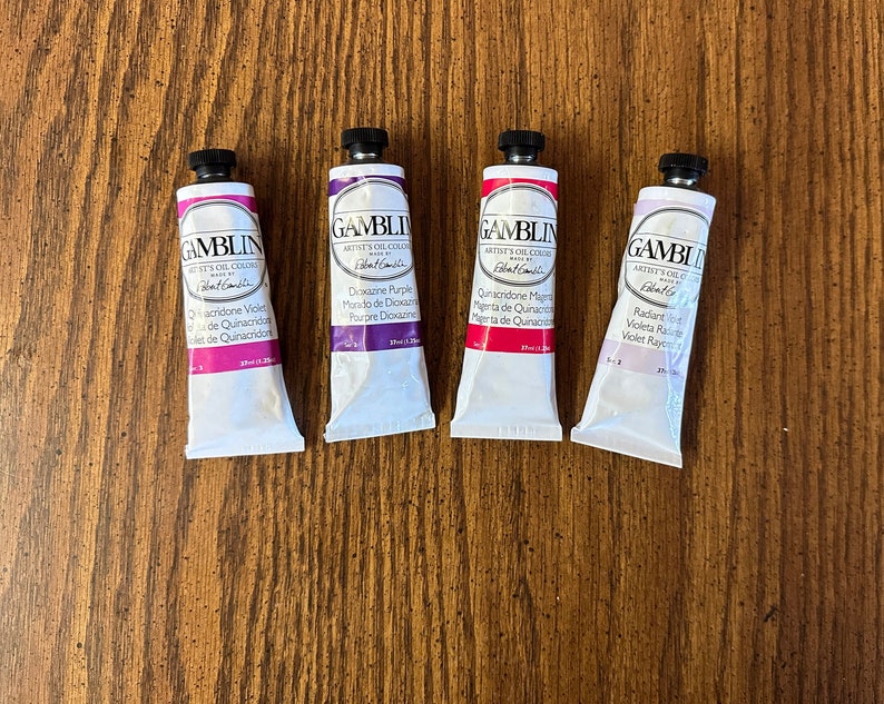 Gamblin Violet purple Magenta in edusite shop in the edusite shop https://edusite.etsy.com?search_query=paint