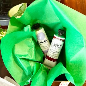 Gamblin oil paint bundle of 2 gift box in the edusite shop at etsy https://www.etsy.com/shop/edusite