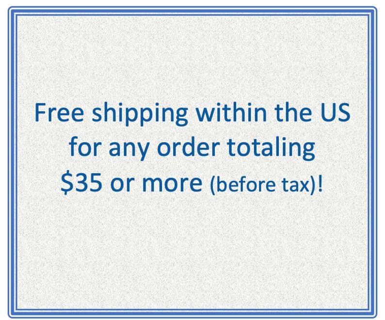 free shipping notice for the edusite shop at etsy https://www.etsy.com/shop/edusite