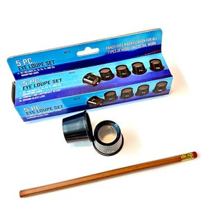 Vergrootglas Juweliers Loepen Glas Vergrootglas voor Sieraden Kristallen Rotsmonsters Naaien Natuur Ooglus Handlens Vergroten