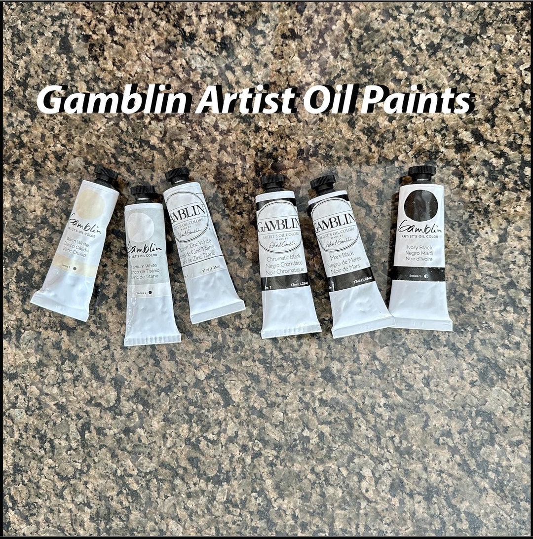 Artists Oil Paints Gamblin Zinc Titanium White Ivory Chromatic