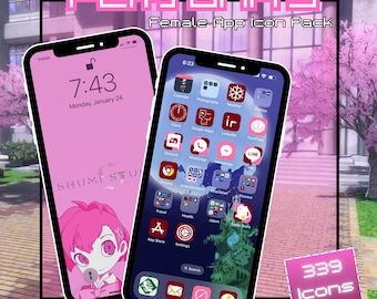 ペルソナ3 女性アイコンパック – アプリアイコン、壁紙339点 – iOS & Android デジタルダウンロード