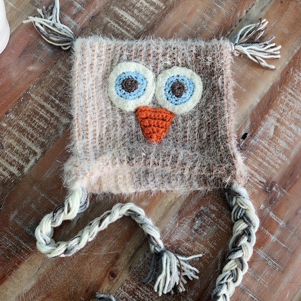 Owl Hat-Crochet